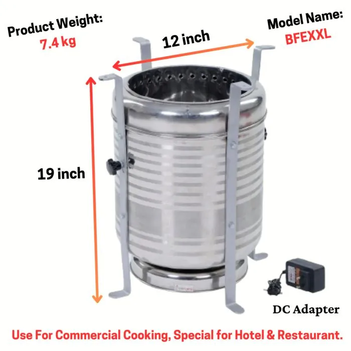 Large Mountain Walls biomass stove, model BFEXXL, 19 by 12 inches